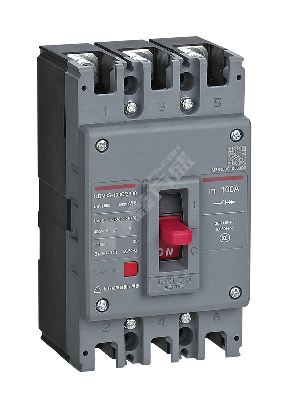德力西DELIXI 塑壳断路器CDM3S-160S CDM3S-160S/3300 160A