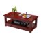 木制 茶几 1200*600*550mm 红棕色