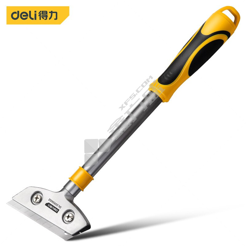 得力工具 黄 重型清洁铲刀尾部螺丝刀 DL359360Z 360mm
