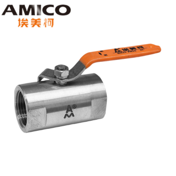 埃美柯 AMICO 8252不锈钢丝扣球阀棒式 镀铬铁芯 PN16 Q11F-16P-DN25
