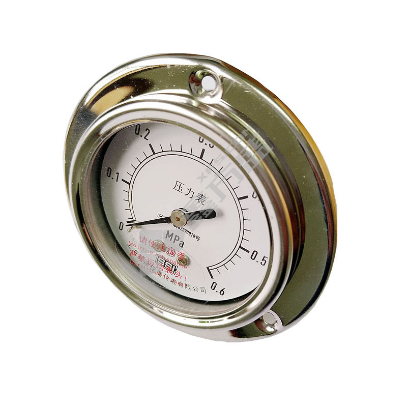赛途 全钢耐震压力表 轴向带边 2.5级