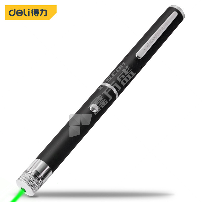 得力工具 黑 绿光干电激光笔 DL552012