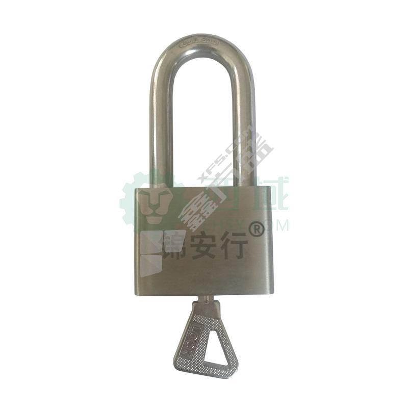 锦安行 304不锈钢通开挂锁 JCH-LSS30-KA 30mm/长梁通开