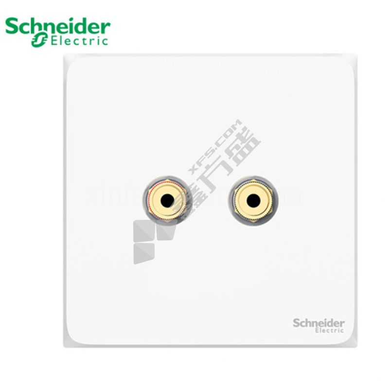 施耐德 一位音箱插座 皓呈系列