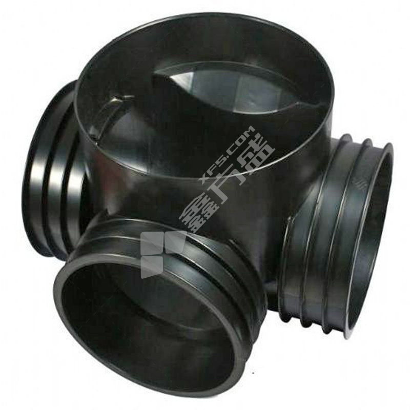 天和鑫迈 塑料检查井流槽式三通井座 带收口井