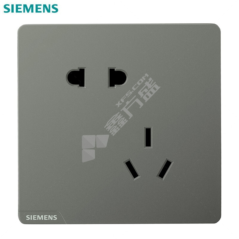 西门子 斜五孔插座 皓彩系列
