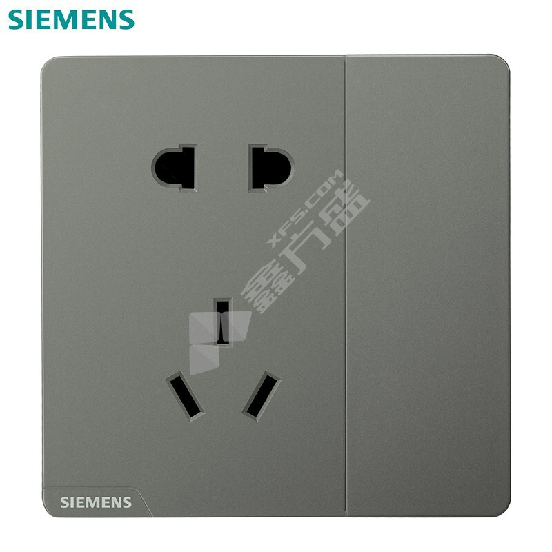 西门子 五孔插座带一位单控开关 皓彩系列