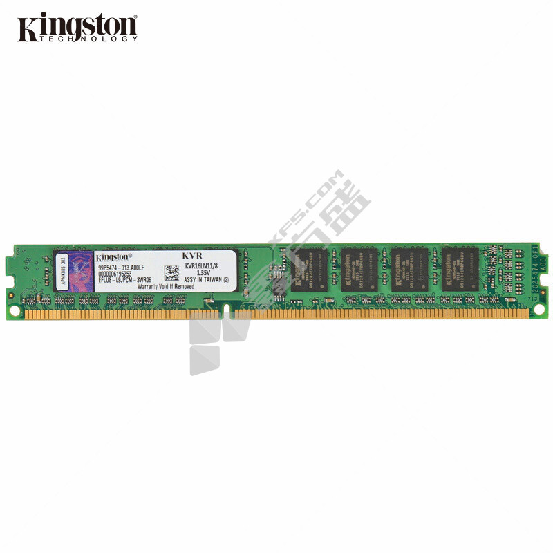 金士顿 8GB DDR3 1600 台式机内存条 8GB DDR3 1600