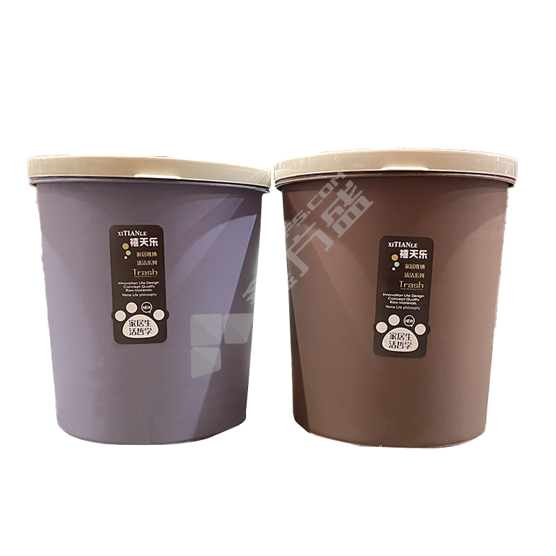 塑料垃圾纸篓 1032 小号 双色