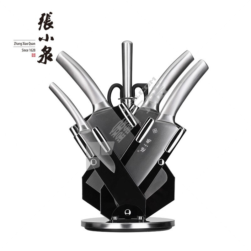 张小泉 D30970100 银鹭系列套装刀具七件套刀具组合 D30970100