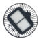深照紫光 LED泛光灯 GF9057-200W 圆形 200W 220V IP66 WF2 5000K