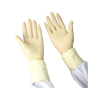 康科健 一次性灭菌橡胶手套 11寸 8.5码 橡胶