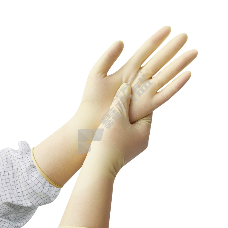 康惠洁 GL5百级乳胶手套 M码 GL5 12寸 乳胶