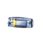 LED安全警示肩灯 透明款 80*33mm 可充电锂电池 带充电头