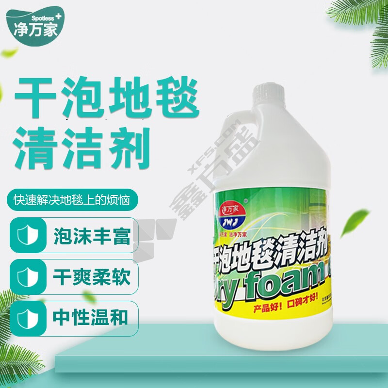 净万家 泡沫深层干泡去污剂 3.785L