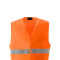 添星 001004O 标准荧光橙粘扣式反光背心安全警示马甲 M
