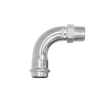 304不锈钢外牙弯头