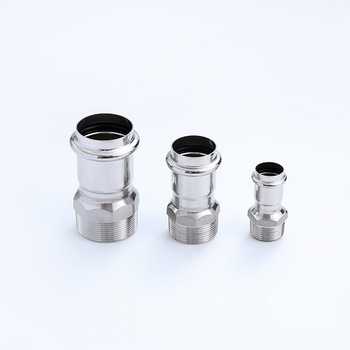 304不锈钢外牙直通