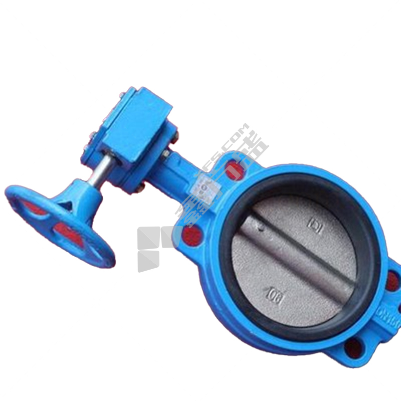 军康 铸铁蜗轮对夹式蝶阀D371X-10