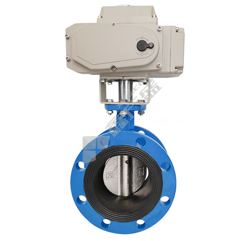 军康 铸铁电动蝶阀D941X-10