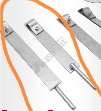 避雷支架卡 总长250mm/焊杆 镀锌