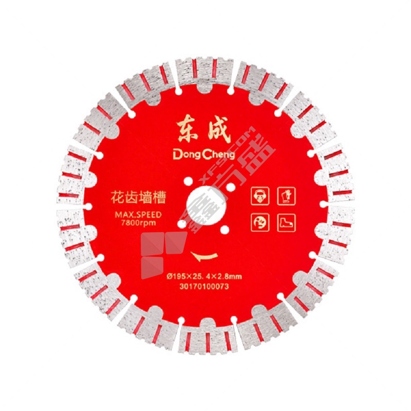 东成 30170100073花齿墙槽 φ195×25.4×2.8 30170100073