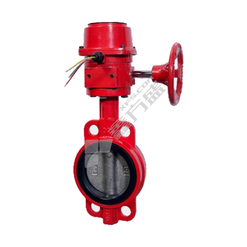 AMICO 9803S turbine cast iron wafer signal butterfly valve