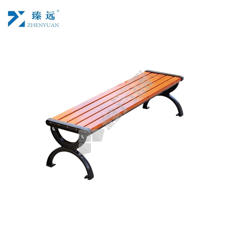 臻远 防腐木户外长椅子无靠背1.8米（加强款） 1.8米 ZY-CYZ-11 1800*400*400mm