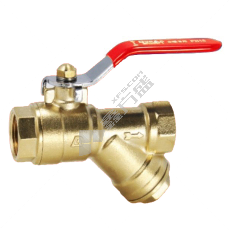 盾安 过滤型足径Q36黄铜丝扣球阀