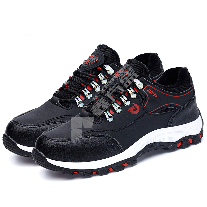 古伊萨 8164冬季款保暖防砸防刺穿安全劳保鞋 36码 黑色 8164