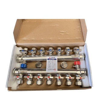 巨泉 8023-镀连体分水器 7路 25*20