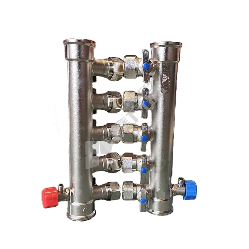 巨泉 8023-镀连体分水器 5路 25*20