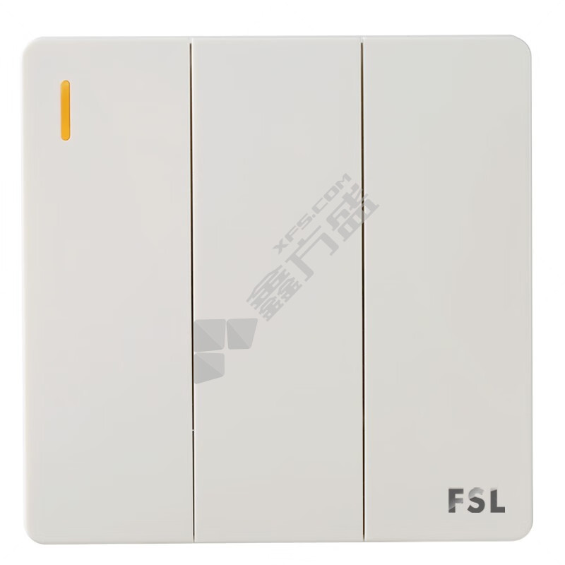 佛山照明 三位双控开关面板 F31系列