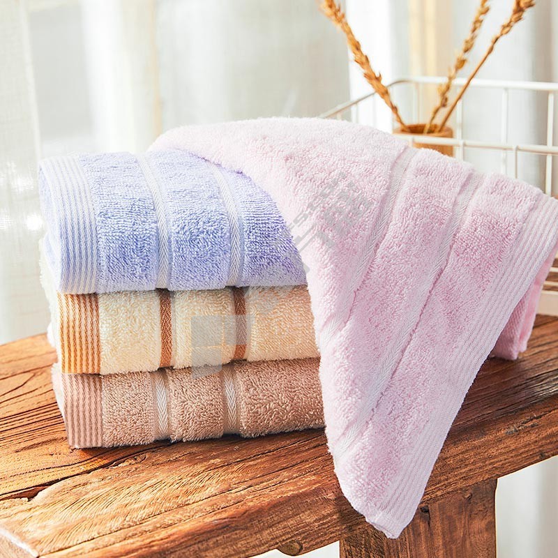 洁丽雅 377-1 新疆棉纯棉加厚毛巾 70*34cm 深灰色 80g 377-1