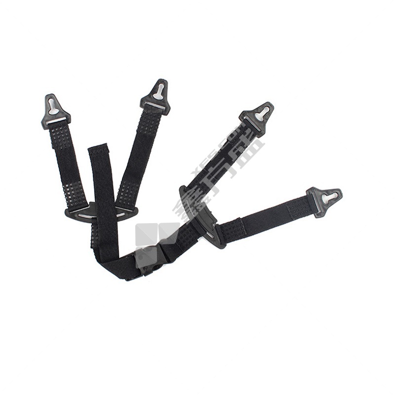 代尔塔 安全帽Y型四点式下颚带 102015 黑色