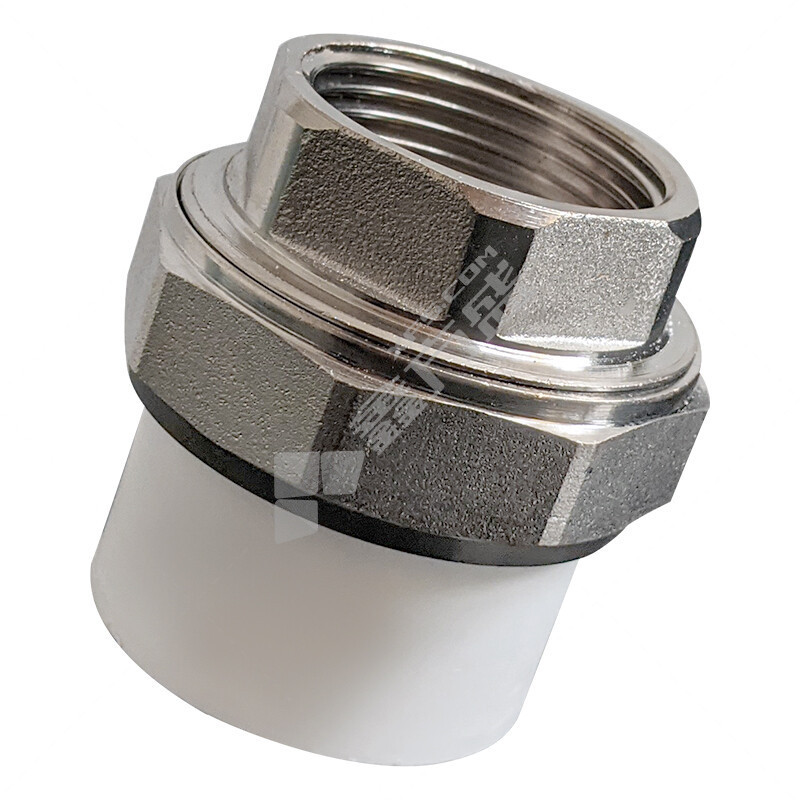 星泉 PPR铜内牙活接 白色