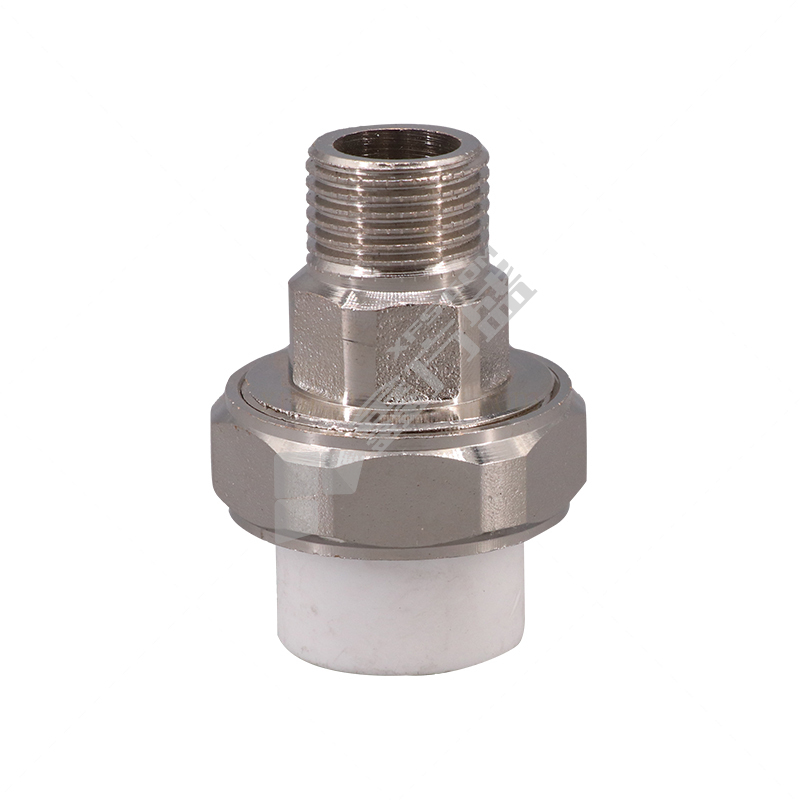 星泉 PPR铜外牙活接 白色