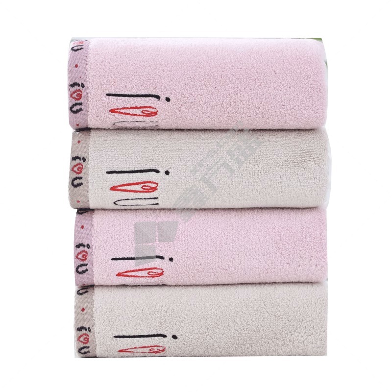 金号 GD1008 家用全棉情侣洗澡洗脸毛巾 74*35cm 棕色 90g GD1008