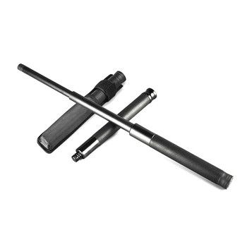 战术国度 防身防爆自卫伸缩棍 黑色合金钢 重机