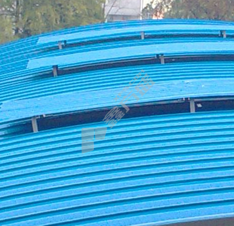 屋顶曲面彩钢板 5200*900mm