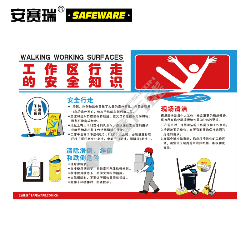 安赛瑞 30415 安全教育挂图