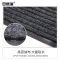 安赛瑞 13702双条纹PVC清洁复合地垫 13702 0.9*10m/灰色