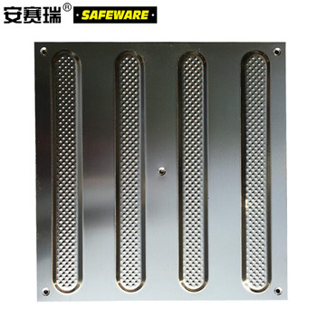 安赛瑞 25373 304不锈钢盲道砖盲人行道指路板 边长30cm 25373