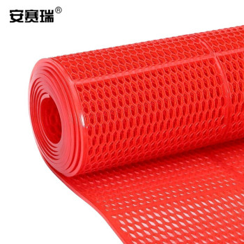 安赛瑞 710160 PVC防滑地垫 710160 1.6*15m/透明红色