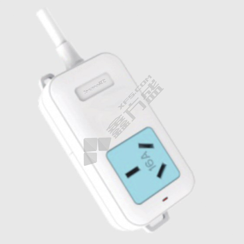 良工 大功率系列 1位无控 插排 XD-T201B 16A 有线 1.8m