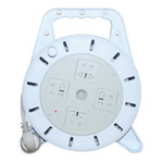 良工 移动电缆卷线盘 30m 4位10A五孔 250V