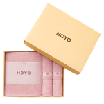 HOYO 臻品长绒棉毛巾浴巾3件套7294 33*72cm 浴巾70*140cm乳白 浴巾1条毛巾2条