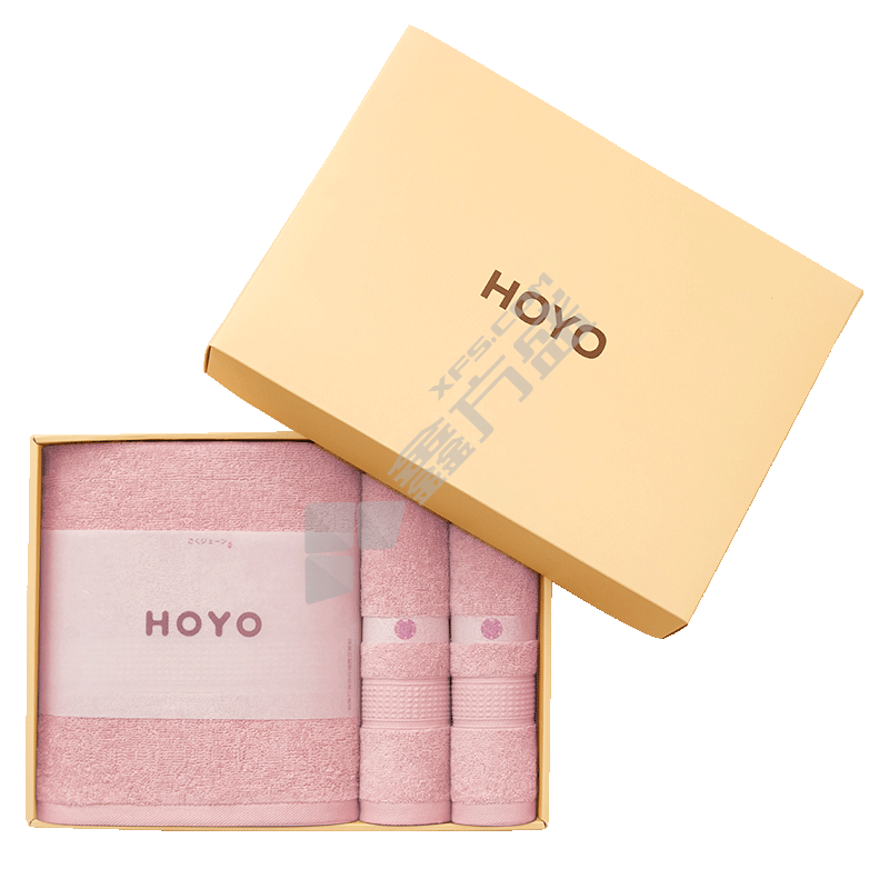 HOYO 臻品长绒棉毛巾浴巾3件套7294 33*72cm 浴巾70*140cm乳白 浴巾1条毛巾2条