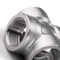 锐阁 F316L不锈钢内牙四通 BSPT1-1/2寸3000LB