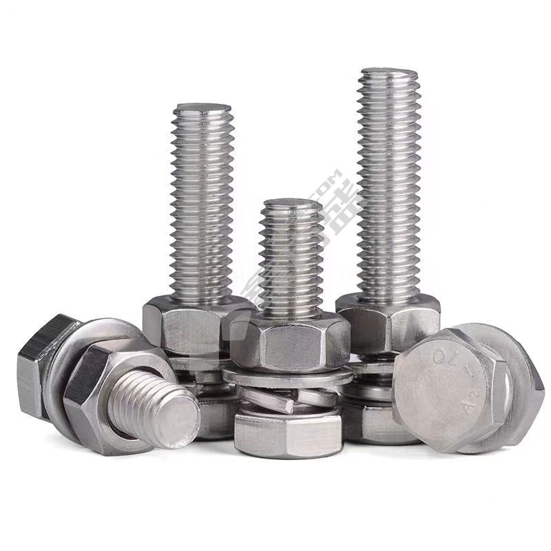 东明 DIN933 304不锈钢外六角螺栓成套全牙 M20/45mm